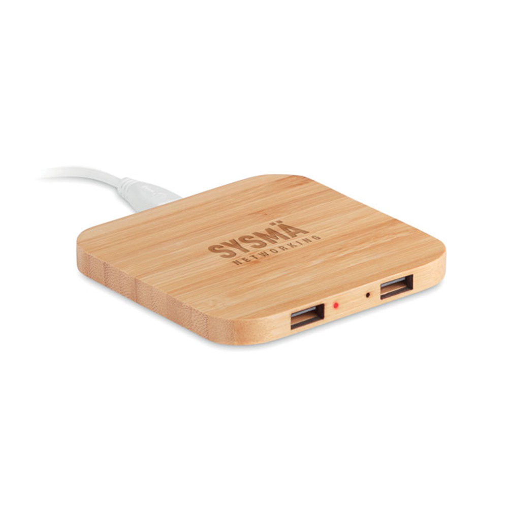 Wireless bamboo charger